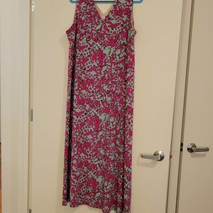 *NEW* XL WRINKLE FREE PRINT MAXI DRESS